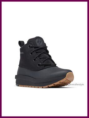 Waterproof Leather Duck Boots Omni-Grip Ankle Rain Snow Boots